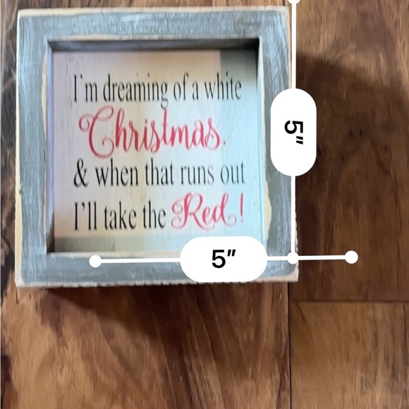 Christmas Quote Wooden Sign - Picture 3 of 3